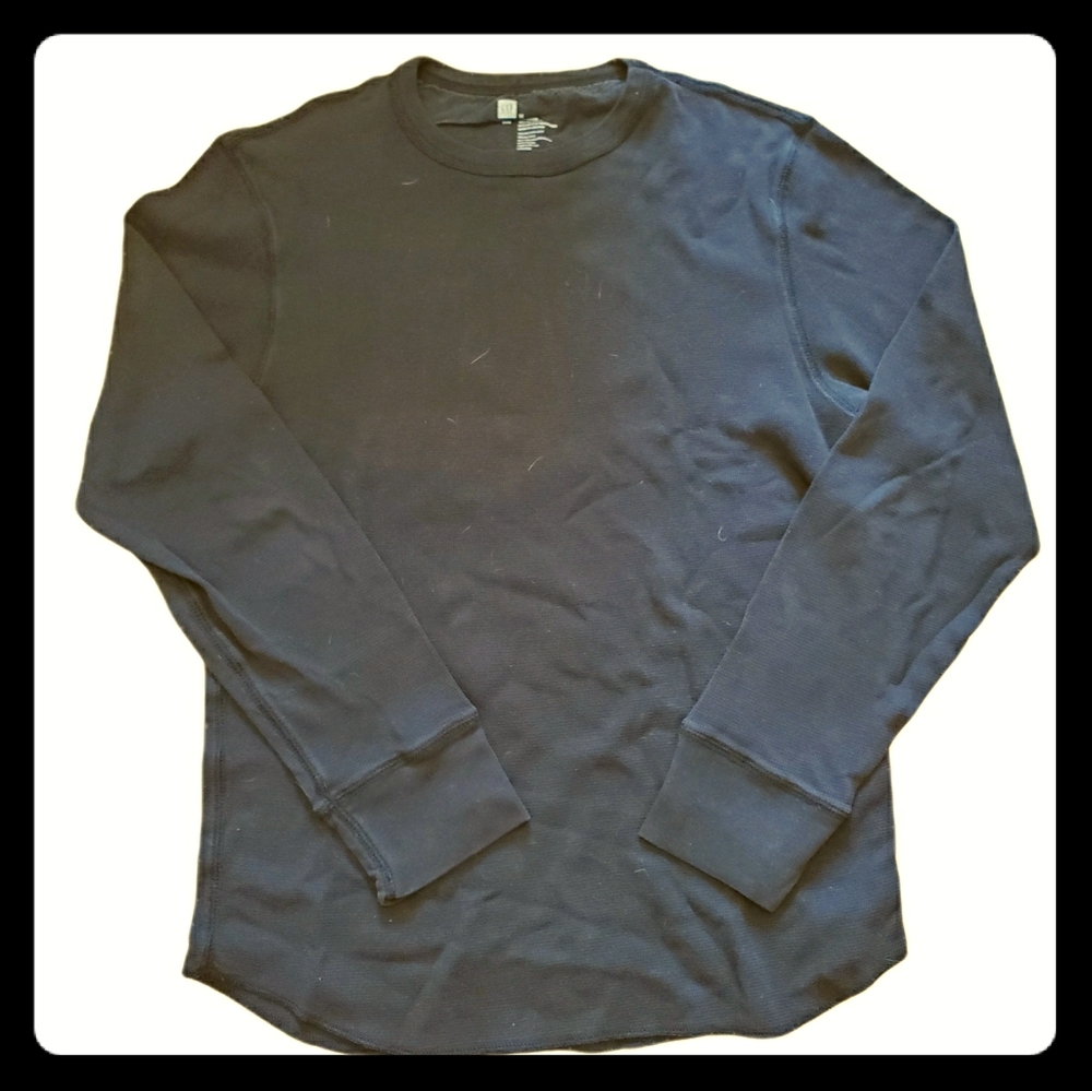 Men's Waffle Knit Long Sleeve Tee